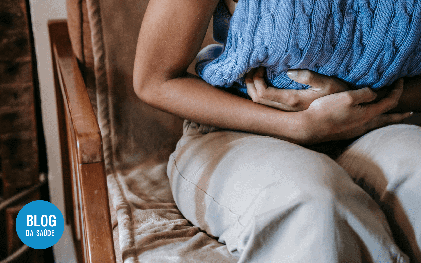 Dor na boca do estômago.