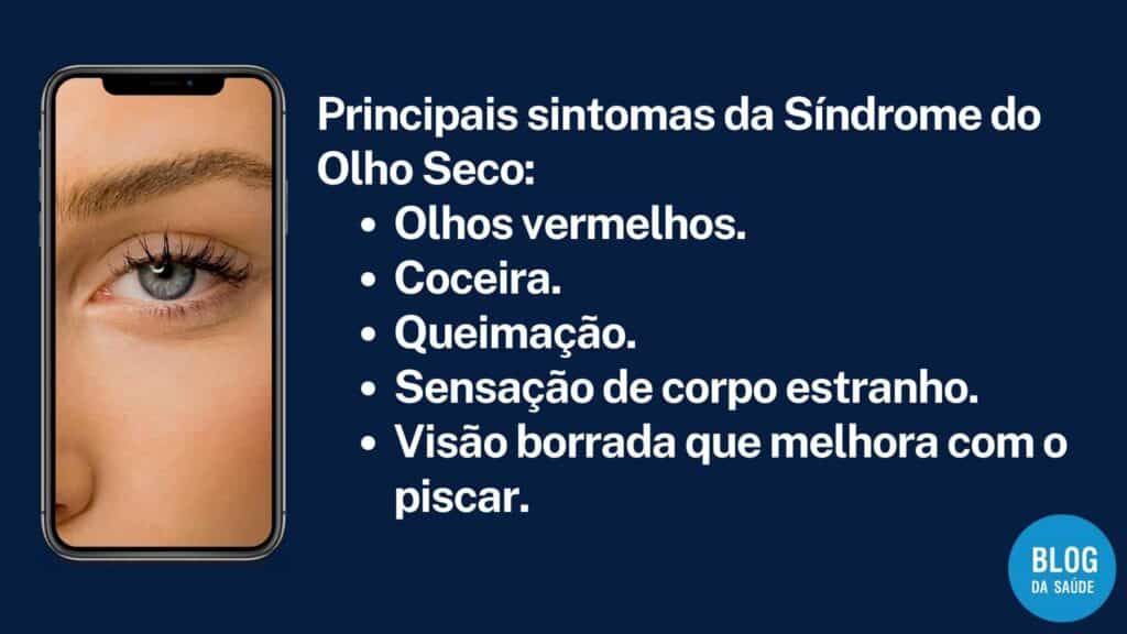 Síndrome do Olho Seco 3 sintomas sindrome do olho seco